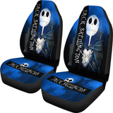 2Pcs Jack Skellington Car Seat Cover 98 101819 - YourCarButBetter