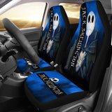 2Pcs Jack Skellington Car Seat Cover 98 101819 - YourCarButBetter