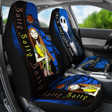 2Pcs Jack Skellington & Sally Car Seat Cover 094209 - YourCarButBetter