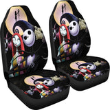 2Pcs The Nightmare Before Christmas Car Seat Cover 21 101819 - YourCarButBetter