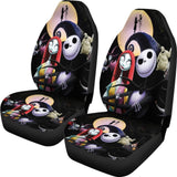 2Pcs The Nightmare Before Christmas Car Seat Cover 21 101819 - YourCarButBetter