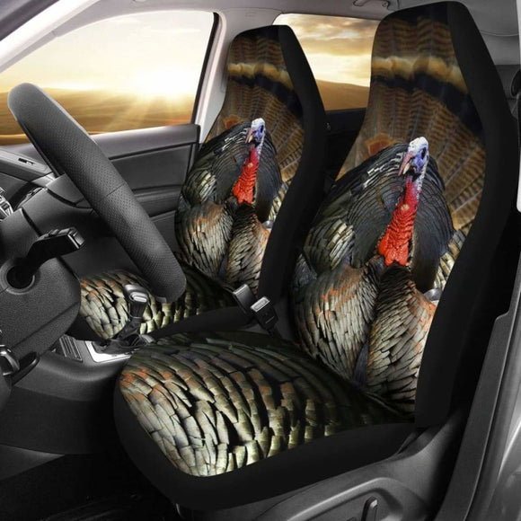 2Pcs Turkey Car Seat Covers 153908 - YourCarButBetter