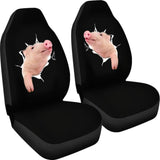 3D Pig-2 Car Seat Covers 221205 - YourCarButBetter