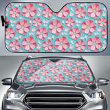 3D Sakura Cherry Blossom Pattern Car Auto Sun Shades 104020 - YourCarButBetter