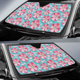 3D Sakura Cherry Blossom Pattern Car Auto Sun Shades 104020 - YourCarButBetter