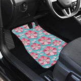 3D Sakura Cherry Blossom Pattern Front And Back Car Mats 110424 - YourCarButBetter