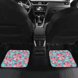 3D Sakura Cherry Blossom Pattern Front And Back Car Mats 110424 - YourCarButBetter