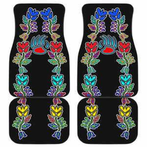 4 Generations Floral With Bearpaw Car Floor Mats 094209 - YourCarButBetter