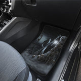 4 Pcs Gothic Grim Reaper Skull Car Mats 101819 - YourCarButBetter