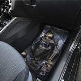 4 Pcs Gothic Skull Car Mats 101819 - YourCarButBetter