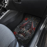 4 Pcs Gothic Skull Car Mats 101819 - YourCarButBetter