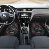 4 Pcs Gothic Skull Car Mats 101819 - YourCarButBetter