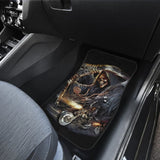 4 Pcs Grim Reaper Awesome Skull Car Mats 101819 - YourCarButBetter