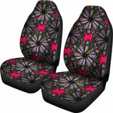 Abstract Mandala Flowers Car Seat Covers 105905 - YourCarButBetter