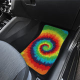 Abstract Tie Dye Rainbow Car Floor Mats 211604 - YourCarButBetter