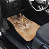 Abyssinian Cat Car Floor Mats Funny Cat Lover 112428 - YourCarButBetter