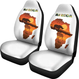 Africa Map Car Seat Covers 093223 - YourCarButBetter