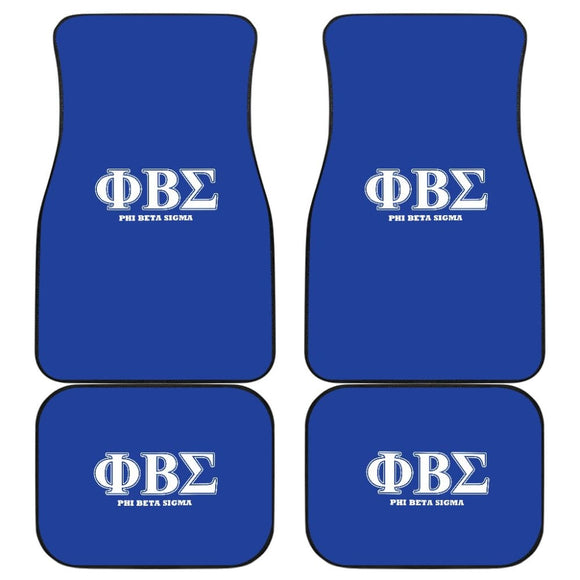 African American Phi Beta Sigma Car Floor Mats 210506 - YourCarButBetter