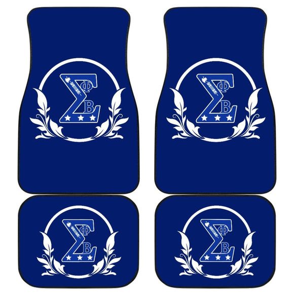 African American Phi Beta Sigma Fraternity Car Floor Mats 212203 - YourCarButBetter