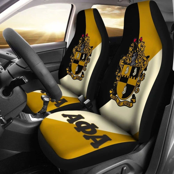 African Car Seat Covers- Alpha Phi Alpha - 105905 - YourCarButBetter