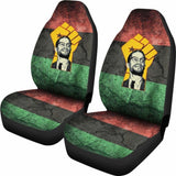 African Car Seat Covers - Malcolm X & Pan African-Flag - 105905 - YourCarButBetter