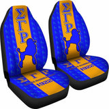 African Car Seat Covers - Sigma Gamma Rho Poodle Symbol - 110424 - YourCarButBetter