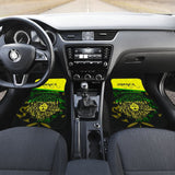African Traditional Pattern Lions Rasta Jamaica Car Floor Mats 210302 - YourCarButBetter