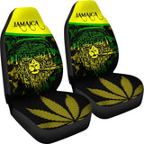 African Traditional Pattern Lions Rasta Jamaica Car Seat Covers 210302 - YourCarButBetter