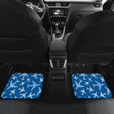 Airplane Pattern In The Sky Front And Back Car Mats 194013 - YourCarButBetter