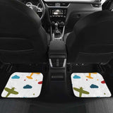 Airplane Star Cloud Colorful Front And Back Car Mats 194013 - YourCarButBetter