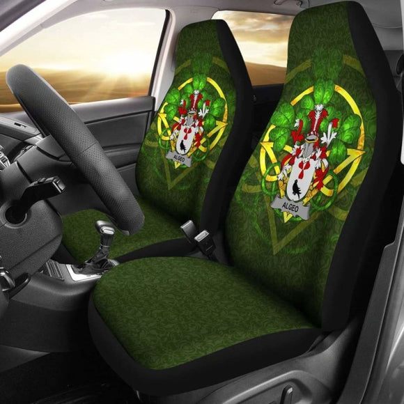 Algeo Ireland Car Seat Cover Celtic Shamrock (Set Of Two) 154230 - YourCarButBetter