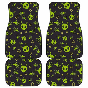 Alien Pattern Print Design 02 Front And Back Car Mats 102802 - YourCarButBetter