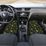 Alien Pattern Print Design 02 Front And Back Car Mats 102802 - YourCarButBetter