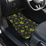 Alien Pattern Print Design 02 Front And Back Car Mats 102802 - YourCarButBetter