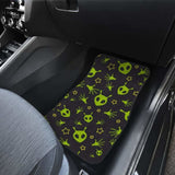 Alien Pattern Print Design 02 Front And Back Car Mats 102802 - YourCarButBetter