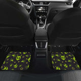 Alien Pattern Print Design 02 Front And Back Car Mats 102802 - YourCarButBetter