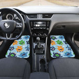 Alien Pattern Print Design 04 Front And Back Car Mats 102802 - YourCarButBetter