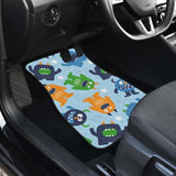 Alien Pattern Print Design 04 Front And Back Car Mats 102802 - YourCarButBetter