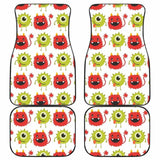 Alien Pattern Print Design 05 Front And Back Car Mats 102802 - YourCarButBetter
