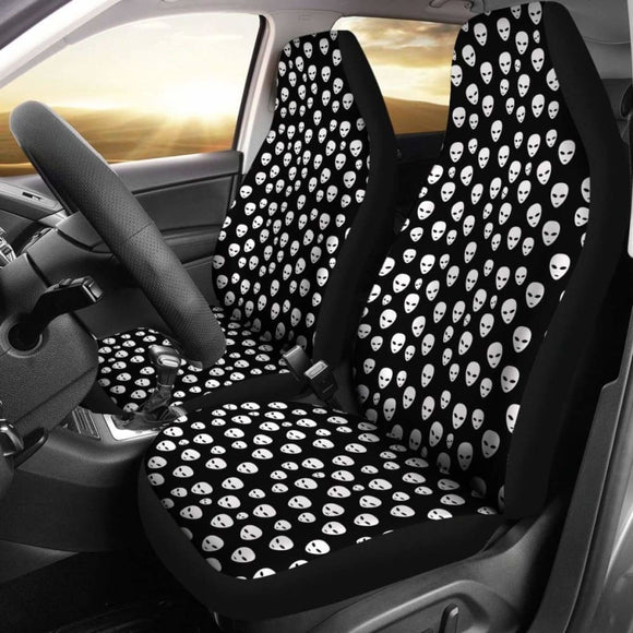Aliens Ate My Buick Car Seat Covers (Set Of 2) 102802 - YourCarButBetter