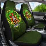 Alister Or Mcalister Ireland Car Seat Cover Celtic Shamrock (Set Of Two) 154230 - YourCarButBetter