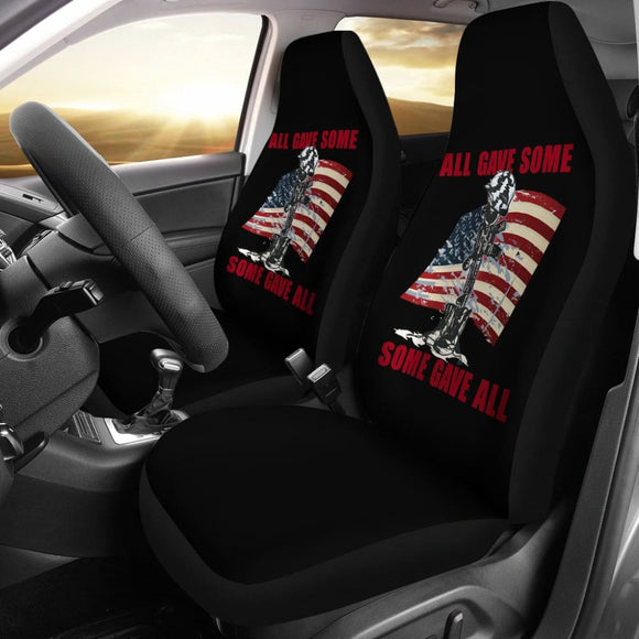 All Gave Some Some Gave All Patriotic Anniversary Car Seat Covers 211007 - YourCarButBetter