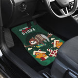 All I Want for Christmas Is A Sloth Car Floor Mats Merry Xmas 212109 - YourCarButBetter