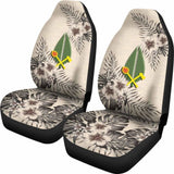 (Alo) Wallis And Futuna Car Seat Covers The Beige Hibiscus (Set Of Two) 7 232125 - YourCarButBetter