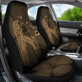 Alohawaii Car Seat Covers - Hawaii Hula Girl Hibiscus Map Gold - 232125 - YourCarButBetter