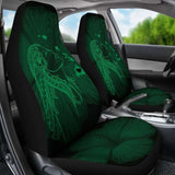 Alohawaii Car Seat Covers - Hawaii Hula Girl Hibiscus Map Green - 232125 - YourCarButBetter