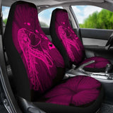 Alohawaii Car Seat Covers - Hawaii Hula Girl Hibiscus Map Pink - 232125 - YourCarButBetter