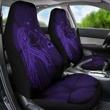 Alohawaii Car Seat Covers - Hawaii Hula Girl Hibiscus Map Purple - 232125 - YourCarButBetter
