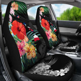 Alohawaii Car Seat Covers - Hawaii Map Hibiscus - 232125 - YourCarButBetter