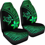 Alohawaii Car Seat Covers - Hawaii Turtle Plumeria Green - New 091114 - YourCarButBetter